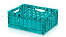 Складные ящики бирюзовые