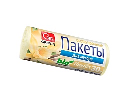 Мешки для мусора 30 л, ароматизированные, Ваниль, бежевые, в рулоне 20 шт., ПНД, 9 мкм, 560х530 мм, GRIFON Aroma, 101-020 V в Нур-Султане Мешки для мусора 30 л, ароматизированные, Ваниль, бежевые, в рулоне 20 шт., ПНД, 9 мкм, 560х530 мм, GRIFON Aroma, 101-020 V в Нур-Султане