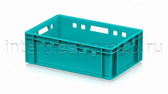 Ящик для мяса и колбасных изделий Е-2 бирюзовый в Нур-Султане Ящик для мяса и колбасных изделий Е-2 бирюзовый в Нур-Султане