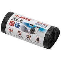Мешки для мусора 20 л, черные, в рулоне 30 шт., ПНД, 8 мкм, 500х450 мм, LAIMA, 601376 в Нур-Султане Мешки для мусора 20 л, черные, в рулоне 30 шт., ПНД, 8 мкм, 500х450 мм, LAIMA, 601376 в Нур-Султане