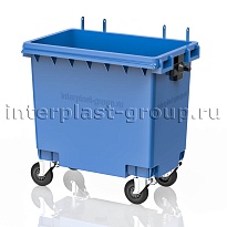 Мусорный контейнер 770 л голубой без крышки 770 голубой в Нур-Султане