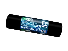 Мешки для мусора 180 л, ароматизированные, черные, в рулоне 10 шт., ПВД, 30 мкм, 1100х930 мм, PROFESSIONAL, 1801044 в Нур-Султане Мешки для мусора 180 л, ароматизированные, черные, в рулоне 10 шт., ПВД, 30 мкм, 1100х930 мм, PROFESSIONAL, 1801044 в Нур-Султане