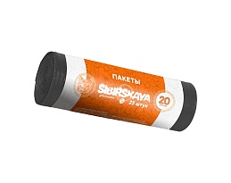 Мешки для мусора 20 л, черные, в рулоне 25 шт., ПНД, 6 мкм, 420х450 мм, SIBIRSKAYA, 101-001 S в Нур-Султане Мешки для мусора 20 л, черные, в рулоне 25 шт., ПНД, 6 мкм, 420х450 мм, SIBIRSKAYA, 101-001 S в Нур-Султане