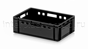 Ящик для мяса и колбасных изделий Е-2 черный в Нур-Султане Ящик для мяса и колбасных изделий Е-2 черный в Нур-Султане