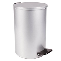Ведро для мусора с педалью, усиленное, Титан, 10 л, серое, оцинкованная сталь в Нур-Султане Ведро для мусора с педалью, усиленное, Титан, 10 л, серое, оцинкованная сталь в Нур-Султане