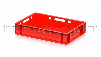 Ящик для мяса и колбасных изделий Е-1 красный в Нур-Султане Ящик для мяса и колбасных изделий Е-1 красный в Нур-Султане