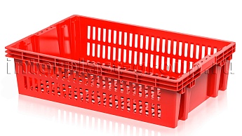 Ящик для овощей, фруктов и хлеба Евролоток красный в Нур-Султане