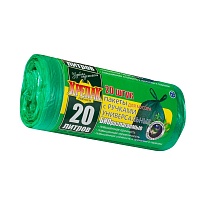 Мешки для мусора 20 л, биоразлагаемые, с ручками, черные, в рулоне 30 шт., ПНД, 10 мкм, 550х440 мм, Крепак, 4607075710047 в Нур-Султане Мешки для мусора 20 л, биоразлагаемые, с ручками, черные, в рулоне 30 шт., ПНД, 10 мкм, 550х440 мм, Крепак, 4607075710047 в Нур-Султане