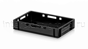 Ящик для мяса и колбасных изделий Е-1 черный в Нур-Султане Ящик для мяса и колбасных изделий Е-1 черный в Нур-Султане