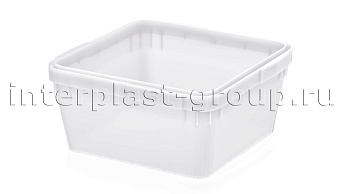 Куботейнер для меда и икры белый 12 литров в Нур-Султане