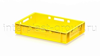 Ящик для мяса и колбасных изделий Е-1 желтый в Нур-Султане