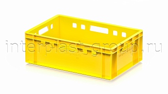 Ящик для мяса и колбасных изделий Е-2 желтый в Нур-Султане Ящик для мяса и колбасных изделий Е-2 желтый в Нур-Султане