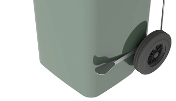 Педаль для мусорного контейнера 120 л. серый в Нур-Султане Педаль для мусорного контейнера 120 л. серый в Нур-Султане