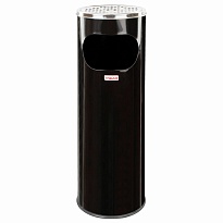 Урна с пепельницей 18 литров, нержавеющая сталь, черная, LAIMA PROFESSIONAL в Нур-Султане Урна с пепельницей 18 литров, нержавеющая сталь, черная, LAIMA PROFESSIONAL в Нур-Султане