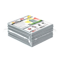 Мешки для мусора 160 л, светло-серые, в пачке 10 шт., ПВД, 40 мкм, 900х1100 мм, i-Bag в Нур-Султане