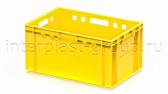 Ящик для мяса и колбасных изделий Е-3 желтый в Нур-Султане Ящик для мяса и колбасных изделий Е-3 желтый в Нур-Султане